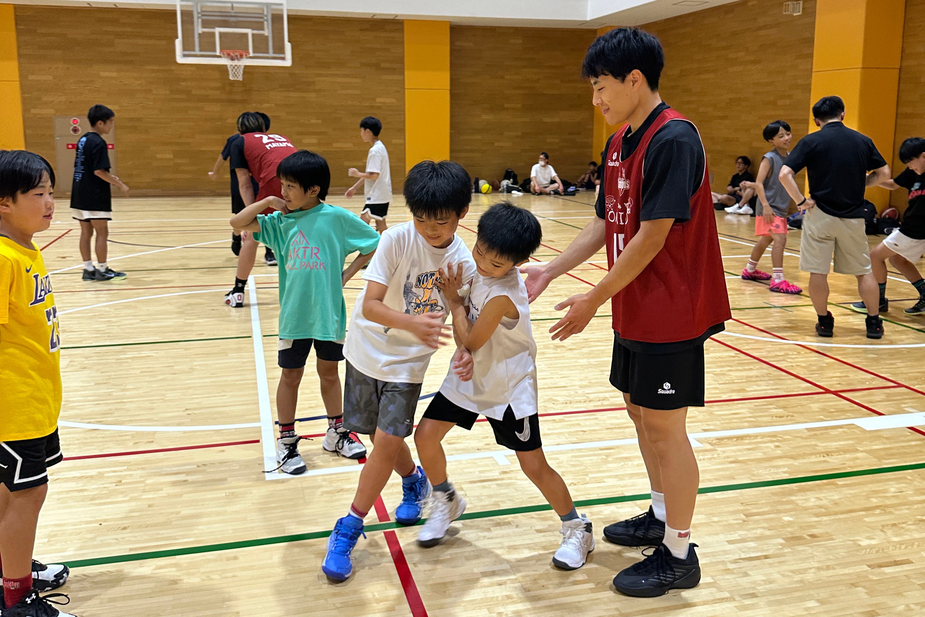王寺町 × バンビシャス奈良 バスケットボールフェスティバルを実施！