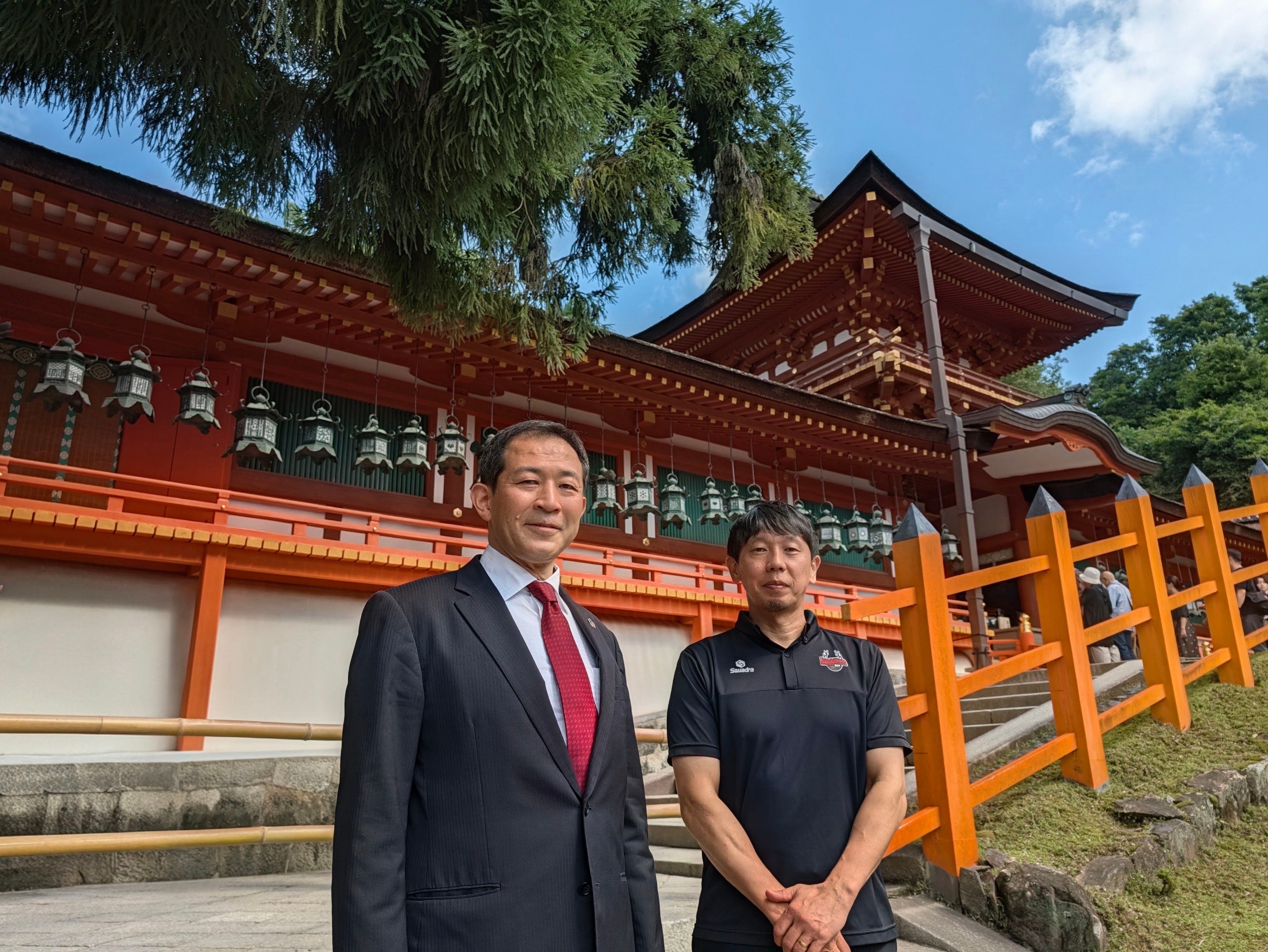 春日大社にて必勝祈願